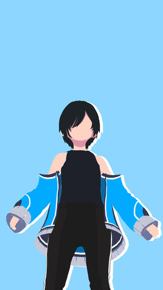 Off Shoulder Blue Jacket